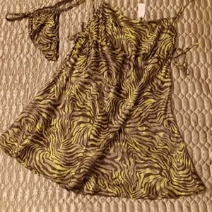 NWT Victoria's Secret Satin Babydoll with G string